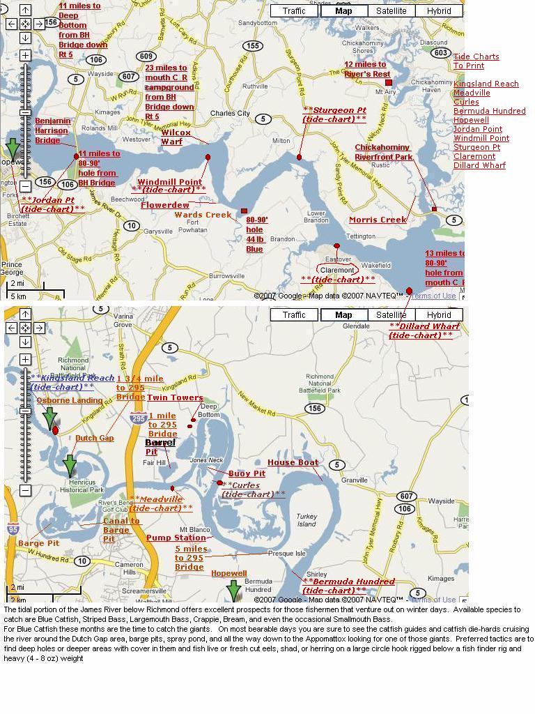 James River Tide Chart